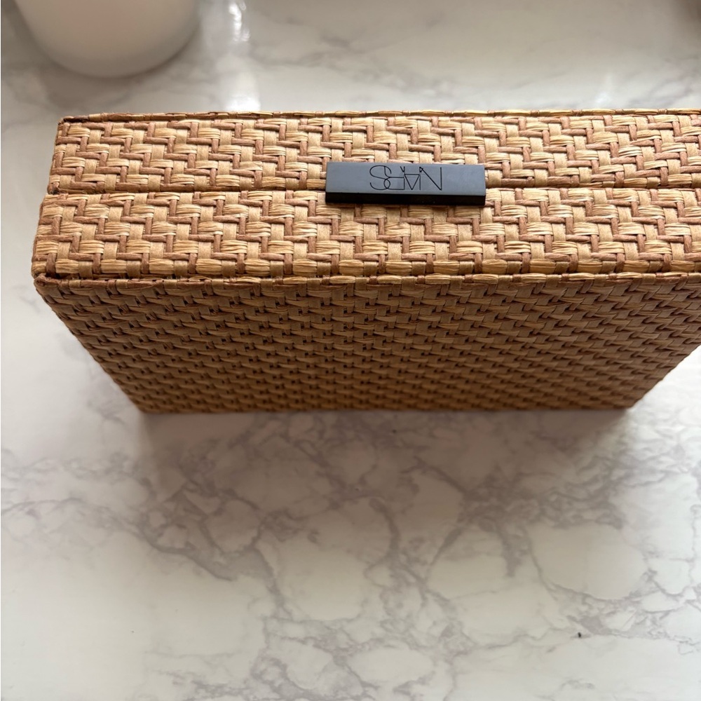 NARS Rafia Wicker Box Clutch NWOT
